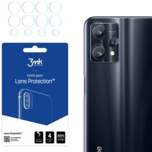 3MK Hybrid Glass Camera Protector - Αντιχαρακτικό Υβριδικό Προστατευτικό Γυαλί για Φακό Κάμερας Realme 9 Pro - 4 Τεμάχια (5903108462594)