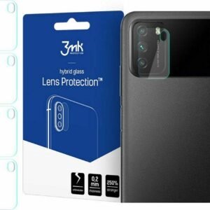 3MK Hybrid Glass Camera Protector - Αντιχαρακτικό Υβριδικό Προστατευτικό Γυαλί για Φακό Κάμερας Xiaomi Poco M3 - 4 Τεμάχια (5903108336246)