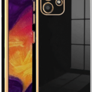 Bodycell Gold Plated - Θήκη Σιλικόνης Samsung Galaxy A32 5G - Black (5206015069581)