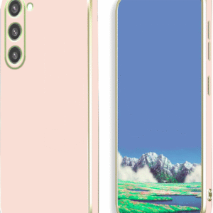 Bodycell Gold Plated - Θήκη Σιλικόνης Samsung Galaxy S23 - Pink (5206015071478)