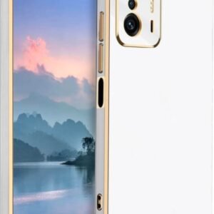 Bodycell Gold Plated - Θήκη Σιλικόνης Xiaomi 11T / 11T Pro - White (5206015071522)