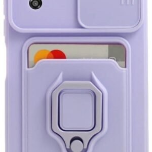 Bodycell Multifunction - Ανθεκτική Θήκη Xiaomi Redmi 13C 4G / Poco C65 με Λουράκι Λαιμού / Κάλυμμα Κάμερας / Ring Holder / Υποδοχή Κάρτας - Purple (5206015073052)