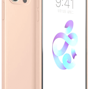 Bodycell Square Liquid Θήκη Σιλικόνης - Apple iPhone 12 Pro - Pink (5206015065118)