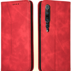 Bodycell Θήκη - Πορτοφόλι Xiaomi Mi 10 / Mi 10 Pro - Red (5206015059780)