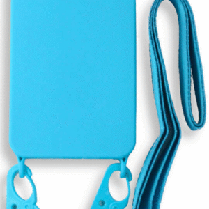 Bodycell Θήκη Σιλικόνης με Λουράκι Λαιμού - Samsung Galaxy A02s - Light Blue (5206015000478)