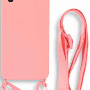 Bodycell Θήκη Σιλικόνης με Λουράκι Λαιμού - Samsung Galaxy A02s - Pink (5206015002922)