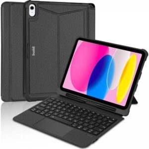 Buddi Thorn Keyboard Case - Θήκη με Υποδοχή για Apple Pencil και Αποσπώμενο Μαγνητικό Πληκτρολόγιο Bluetooth - Apple iPad (A16) 11th Gen. 2025 11" / iPad 10th Gen. 2022 10.9" - Black (8719246386664)