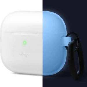 Elago Hang Case - Θήκη Σιλικόνης για AirPods 3rd Gen - Nightglow Blue (EAP3HG-HANG-LUBL)