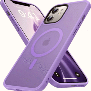 HappyCase Ημιδιάφανη Σκληρή Θήκη MagSafe - Apple iPhone 12 / 12 Pro - Matte Lila (8719246422102)