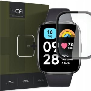 Hofi Premium Pro+ Hybrid Tempered Glass - Xiaomi Redmi Watch 3 Active - Black (9319456604825)