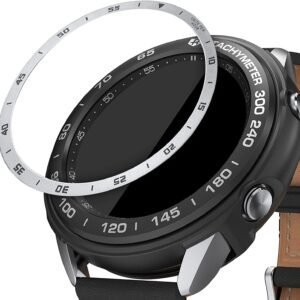 KW Bezel Ring Αλουμινίου - Samsung Galaxy Watch 3 41mm - Silver / Black (54305.01)