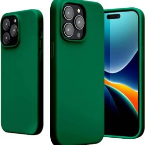 KWmobile Soft Flexible Rubber Cover - Θήκη Σιλικόνης Apple iPhone 14 Pro Max - Emerald Green (59074.142)