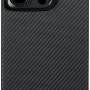Pitaka MagEZ Case 4 - MagSafe Θήκη Aramid Fiber Body Apple iPhone 15 Pro - 0.95mm - 600D - Black / Grey / Twill (KI1501PA)
