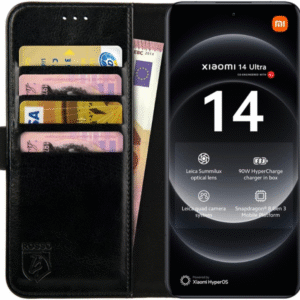 PU Θήκη Πορτοφόλι - Xiaomi 14 Ultra - Rosso Element - Black (8719246446221)