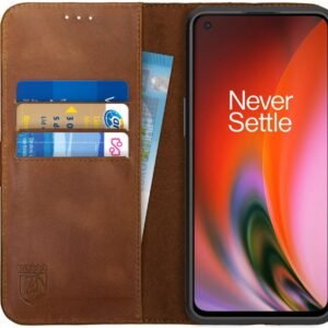 Rosso Deluxe Δερμάτινη Θήκη Πορτοφόλι OnePlus Nord 2 5G - Brown (8719246325151)