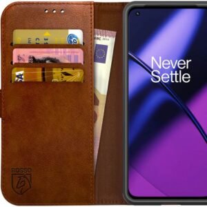 Rosso Element PU Θήκη Πορτοφόλι OnePlus 11 - Brown (8719246384615)