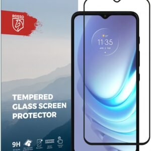 Rosso Tempered Glass - FullFace Αντιχαρακτικό Προστατευτικό Γυαλί Οθόνης Motorola Moto G50 5G / G50 4G - Black (8719246342424)