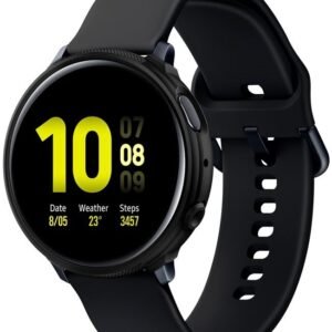 Spigen Liquid Air - Θήκη Σιλικόνης Samsung Galaxy Watch Active 2 40mm - Matte Black (ACS00218)
