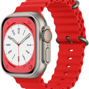 Techsuit Watchband W038 - Λουράκι Σιλικόνης Apple Watch SE/10/9/8/7/6/5/4 (42/41/40mm) - Red (5949419015388)