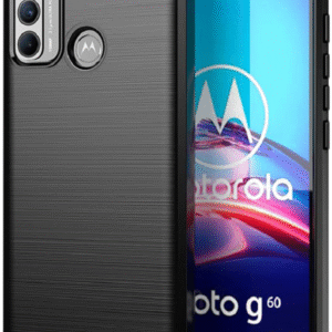 Techsuit Carbon Silicone - Θήκη Σιλικόνης Motorola Moto G60 - Black (5949419031401)