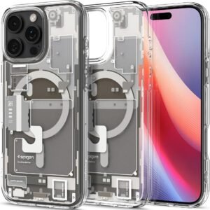 Θήκη Apple iPhone 16 Pro - Spigen Ultra Hybrid MagFit με MagSafe - Zero One Natural Titanium (ACS08137)