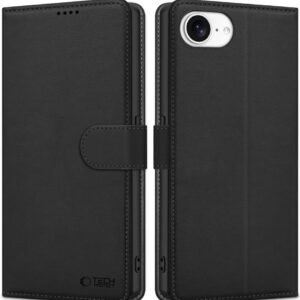 Θήκη iPhone 16e Tech-Protect Wallet Πορτοφόλι - Matte Black (5906302360307)