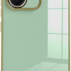 Θήκη Σιλικόνης - Xiaomi Redmi Note 13 Pro Plus - Bodycell Gold Plated - Mint Green (5206015074523)