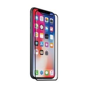 Zagg Invisible Shield - Glass Curve Scratch Protection iPhone XR - Case Friendly Coverage - Black Finish (200101927)