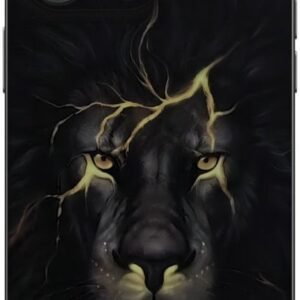 Αυτοκόλλητο Skin Προστασίας Πλάτης iPhone 16 Pro Max Gams Premium Vinyl Skin Back Plate Φωσφορίζον - Luminus Lion (GAMS-VNL-SKIN-LMLN-001-083)